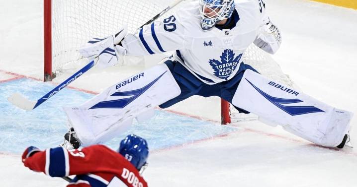 Maple Leafs vs. Canadiens: Woll gets mercy hook in Montreal