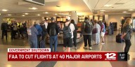 FAA to cut flights at 40 major airports