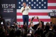 Gov. Newsom rallies supporters in LA for Prop 50 ahead of Election Day