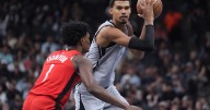 Barnes, Wembanyama lead Spurs to a 121-110 win over Rockets in the teams' NBA Cup opener
