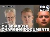 Details of three of "Nasty Nine" alleged online communication with believed 14 year old