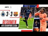 ¿Dónde ver repetición del partido Barcelona vs. Brujas (3