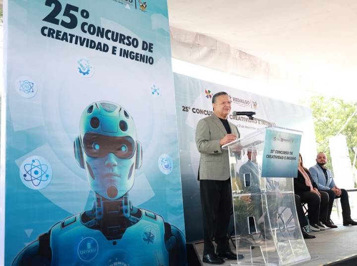 Gobernador de Hidalgo inaugura el 25.° Concurso de Creatividad e Ingenio