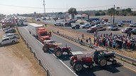 Campesinos y transportistas bloquean carreteras en Guanajuato; prevén más cierres