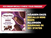 Häagen-Dazs recall: Ice cream bars pulled over undeclared wheat allergen