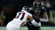 Saints RB Alvin Kamara exits vs. Falcons with knee injury