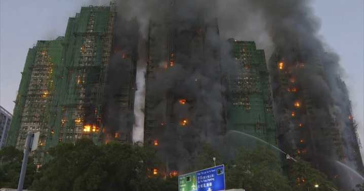 Death toll in Hong Kong high-rise fire rises to 36, with 279 people reported missing