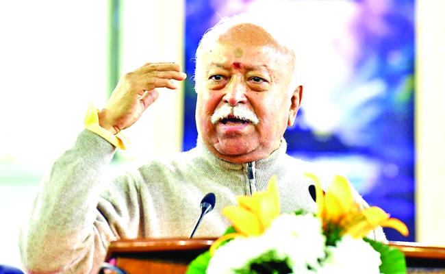 RSS runs on conviction, commitment of its volunteers: Bhagwat