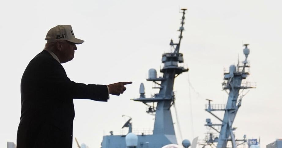 Trump puts own stamp on Reagan's 'peace through strength' mantle