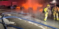 Firefighter injured while fighting early morning fire at Franklin car dealership