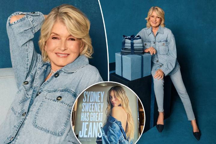 American Eagle shares jump as Martha Stewart is named new face of brand in wake of Sydney Sweeney controversy