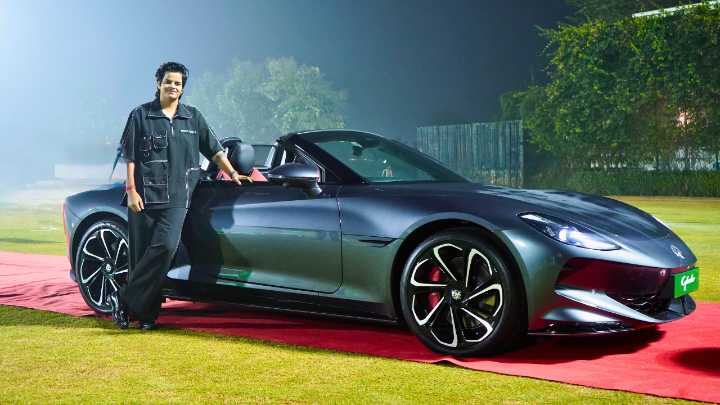 Indian Cricketer Shafali Verma Buys A New MG Cyberster Electric Roadster