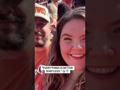 It's a stadium movement of screaming shirt