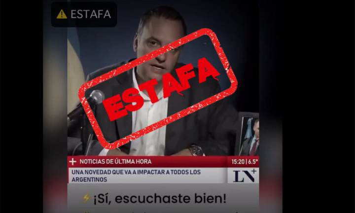 Estafan por $46 millones a una persona con un video de Adorni hecho con IA