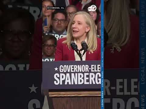 Democrat Abigail Spanberger elected as Virginia's first female governor