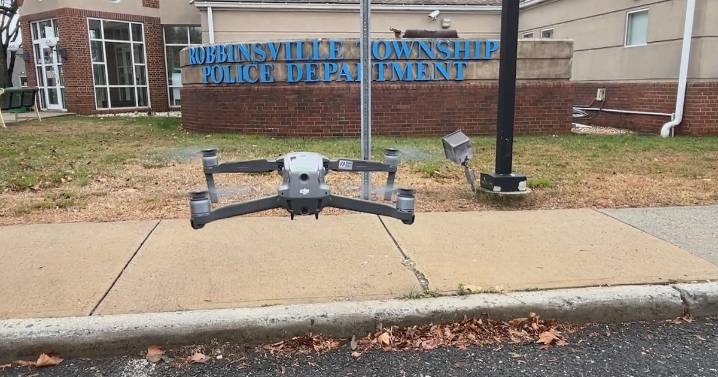 Police use drones to find missing person in Robbinsville Township, New Jersey