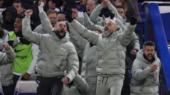 Enzo Maresca reaction to Moises Caicedo red card, 10-man Chelsea's scrap with Arsenal