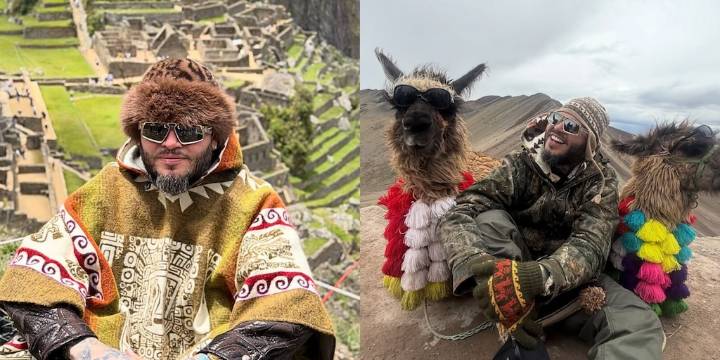 Farruko sorprende con su visita a Cusco: conoció Machu Picchu, subió a la Montaña de Siete Colores y disfrutó de los paisajes peruanos