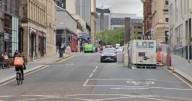 Busy Glasgow street closed as fire services tackle blaze in six
