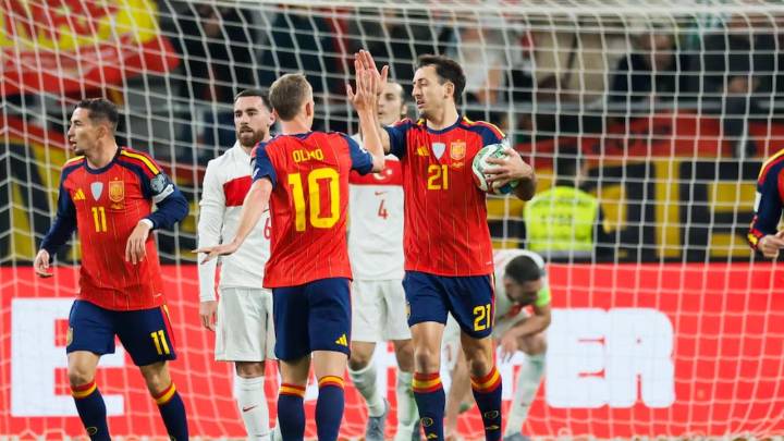 España selló su pase al Mundial tras empatar ante Turquía