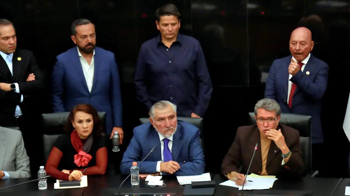 Monreal y Adán Augusto defienden a Sheinbaum de “embestida oscura”