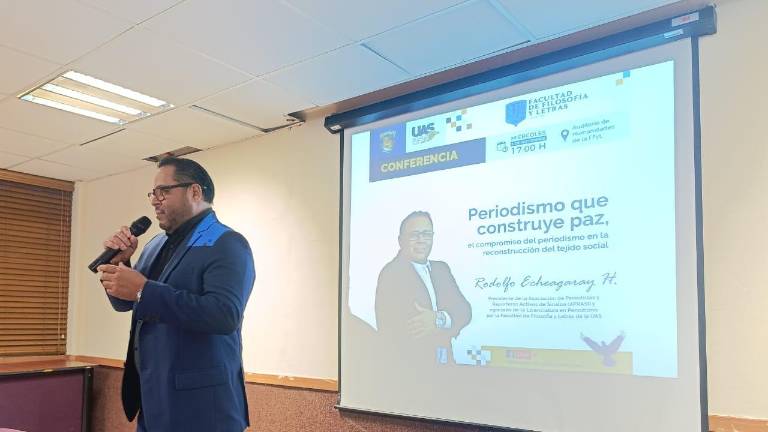 A través del periodismo también se puede contribuir a la construcción de paz en Sinaloa: Rodolfo Echeagaray