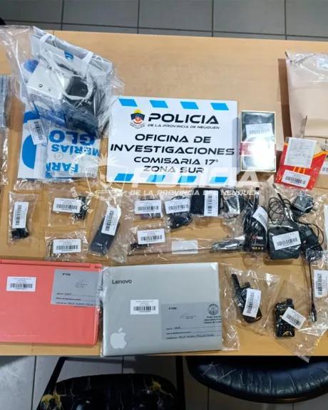 Allanaron viviendas y autos por robos con inhibidores en el Portal Patagonia Shopping