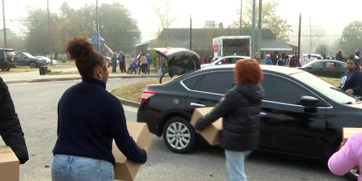 James Brown Turkey Giveaway serves 300-plus families amid increased need