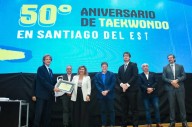 Fuentes participó del acto por el 50°aniversario del Taekwondo en Santiago del Estero