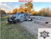 Man dies after vehicle hits embankment, goes airborne