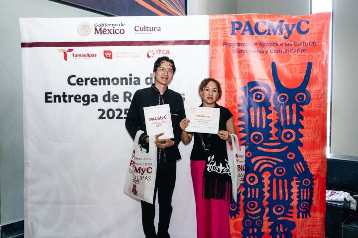 Entregan reconocimientos a los 52 proyectos beneficiarios del PACMyC Tamaulipas 2025