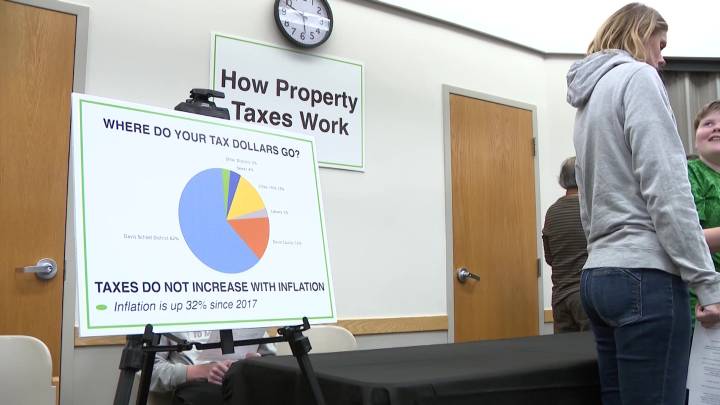 Chaotic open house held in Davis County over proposed 30% property tax increase