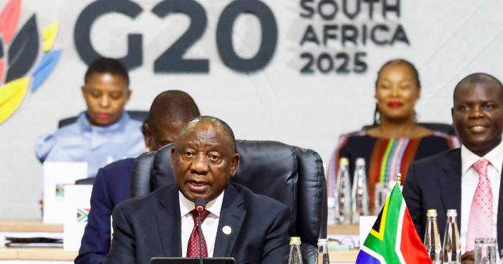 Africa's first G20 summit opens with an ambitious agenda and a U.S. boycott
