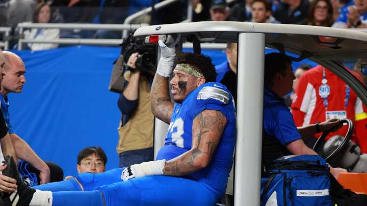 Lions OG Christian Mahogany will miss significant time with knee injury