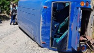 Al menos 11 heridos tras volcamiento de bus de pasajeros en Panguipulli