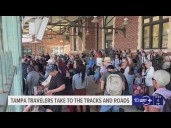 'It's just easy': Tampa travelers take to the tracks and roads during Thanksgiving week