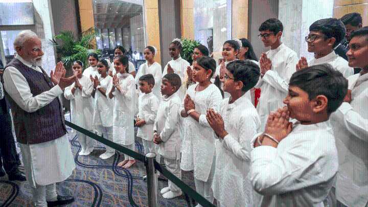 PM Modi arrives in Johannesburg for G20 summit, receives warm welcome by Indian diaspora