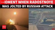 Shockwave in Radostnoye: Russia’s Sudden Strike Captured; Dramatic Footage Shows Impact