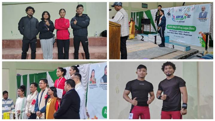 West Garo Hills shines at 4th state weightlifting championship