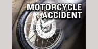 One man hospitalized after motorcycle crash