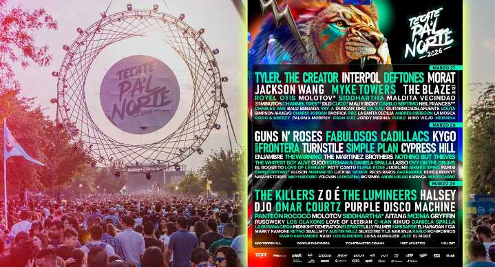 Este es el lineup del Tecate Pa’l Norte 2026: fechas, artistas y todos los detalles del festival