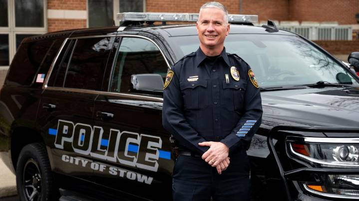 Stow Police Chief Jeff Film retires, replaced by 25-year veteran officer Heather Prusha