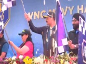 Admiral Dinesh K Tripathi flags off WNC Navy Half Marathon 2025 i