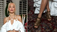Rita Ora Straps Into Zimmermann’s Orla Buckle Sandal in L.A.