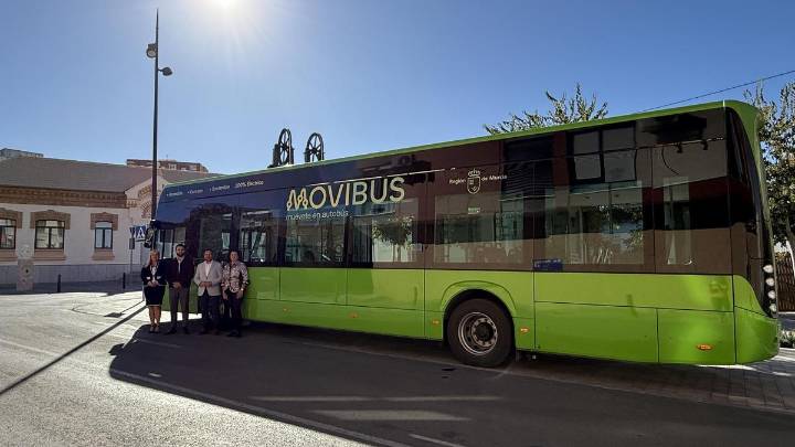 Puesto en marcha el primer autobús 100% eléctrico de Movibus entre La Unión y Cartagena