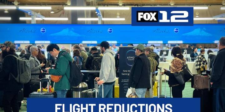 Flights to be reduced at 40 airports including Portland International Airport