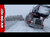 Jackknifed Semis Wreak Havoc on Minnesota Interstate as High Winds Stall Cleanup