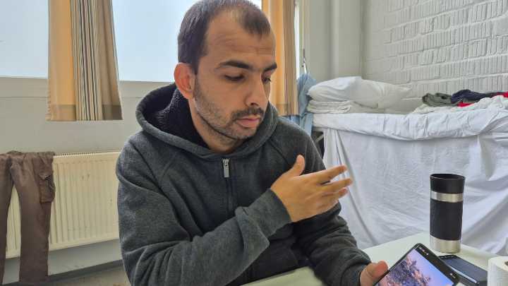 Palestinian fled Gaza, rode jet ski to Europe : NPR