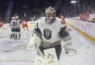 Carter Hart wins first start with Silver Knights since acquitted
