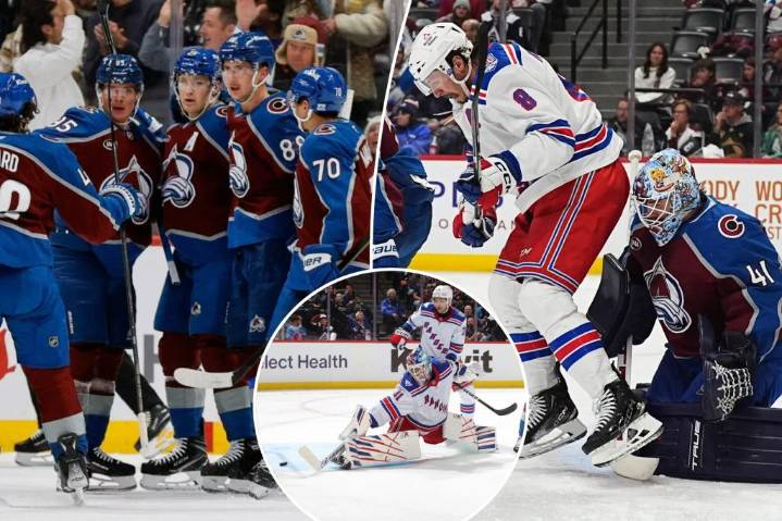 Rangers' gap with Avalanche exposed in loss